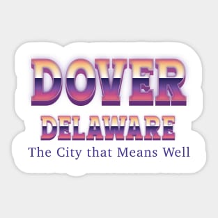 Dover Delaware Sticker